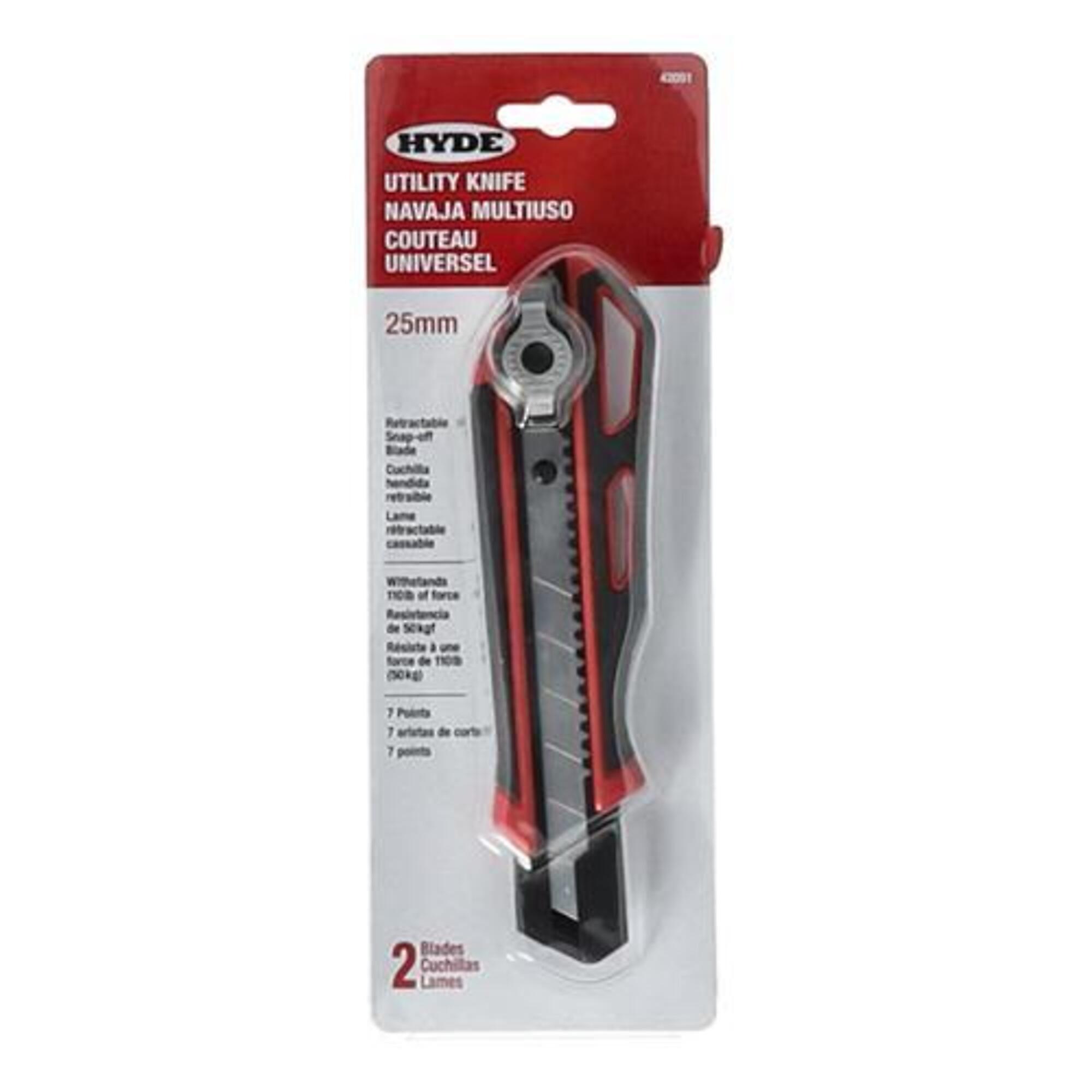 HYDE SNAP OFF UTILITY KNIFE
